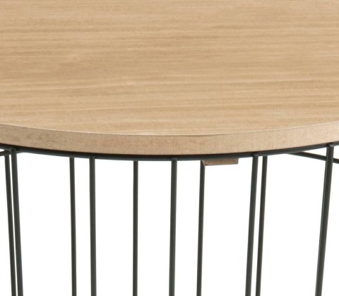 ACTONA Stolik LOTUS S black/wood ACTONA Stolik LOTUS S black/wood