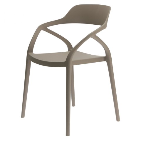 D2.DESIGN Krzesło Salo szare jasne tworzywo PP do kuchi jadalni restauracji recepcji D2.DESIGN Krzesło Salo szare jasne tworzywo PP do kuchi jadalni restauracji recepcji