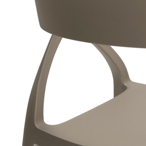 D2.DESIGN Krzesło Salo szare jasne tworzywo PP do kuchi jadalni restauracji recepcji D2.DESIGN Krzesło Salo szare jasne tworzywo PP do kuchi jadalni restauracji recepcji