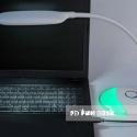 Fun Desk Lampka biała biurkowa LED L4 RGB + USB Fun Desk Lampka biała biurkowa LED L4 RGB + USB