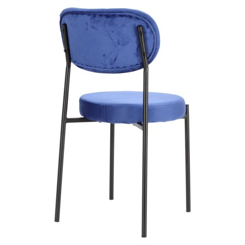 Intesi Krzesło Camile Velvet niebieskie Intesi Krzesło Camile Velvet niebieskie