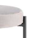 KRZESŁO SZARE tapicerowane Camile Velvet Intesi NOGI METAL malowany proszkowo CZARNE do jadalni restauracji recepcji KRZESŁO SZARE tapicerowane Camile Velvet Intesi NOGI METAL malowany proszkowo CZARNE do jadalni restauracji recepcji