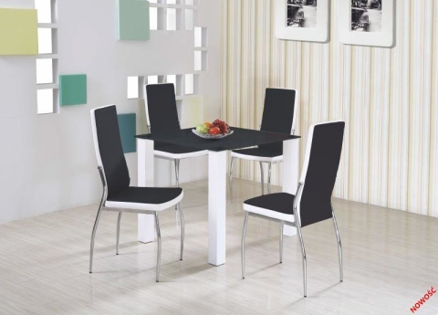 Halmar K210 krzesło czarny / biały Halmar K210 krzesło czarny / biały