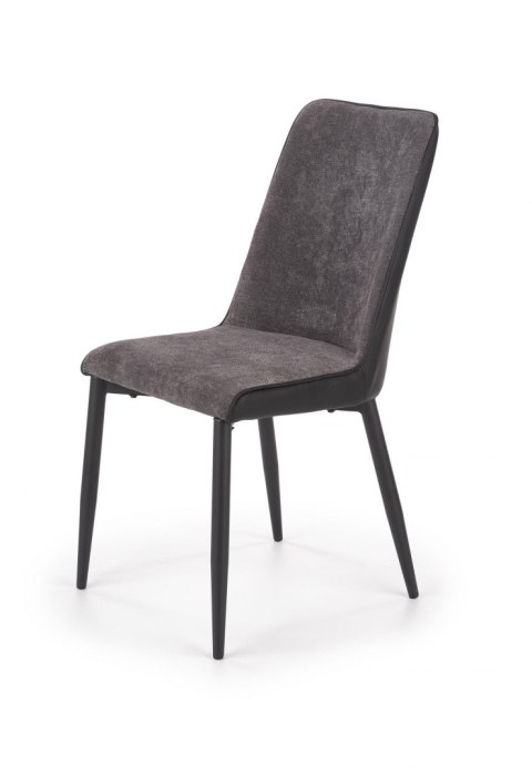 Halmar K368 krzesło popielate / czarne tkanina+ekoskóra/metal Halmar K368 krzesło popielate / czarne tkanina+ekoskóra/metal