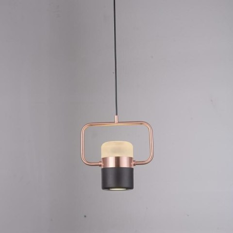 King Home Lampa wisząca BLINK 1 czarna miedziana- LED aluminium tworzywo regulowana King Home Lampa wisząca BLINK 1 czarna miedziana- LED aluminium tworzywo regulowana