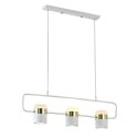 King Home Lampa wisząca BLINK 3 biała - LED, metal King Home Lampa wisząca BLINK 3 biała - LED, metal