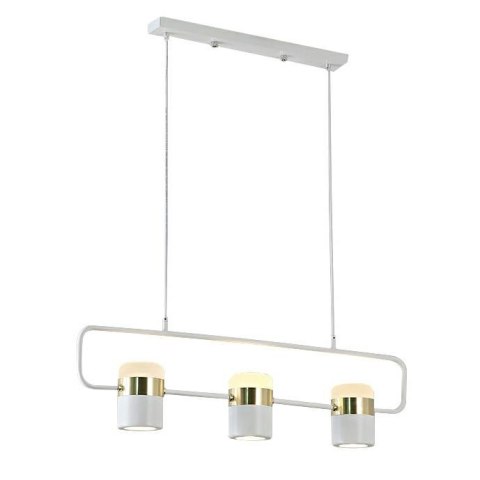 King Home Lampa wisząca BLINK 3 biała - LED, metal King Home Lampa wisząca BLINK 3 biała - LED, metal