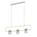 King Home Lampa wisząca BLINK 3 biała - LED, metal King Home Lampa wisząca BLINK 3 biała - LED, metal