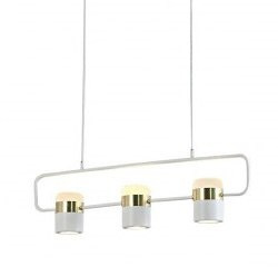 King Home Lampa wisząca BLINK 3 biała - LED, metal King Home Lampa wisząca BLINK 3 biała - LED, metal
