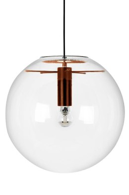 King Home Lampa wisząca SANDRA 40 miedziana - szkło, metal