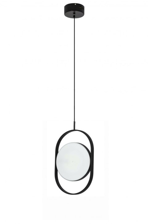 King Home Lampa wisząca SPINNER MINI 26 czarna - LED, aluminium tworzywo mleczny King Home Lampa wisząca SPINNER MINI 26 czarna - LED, aluminium tworzywo mleczny