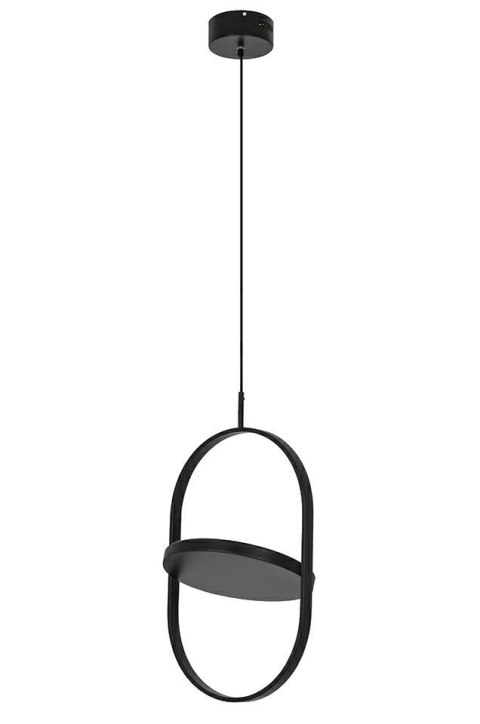 King Home Lampa wisząca SPINNER MINI 26 czarna - LED, aluminium tworzywo mleczny King Home Lampa wisząca SPINNER MINI 26 czarna - LED, aluminium tworzywo mleczny