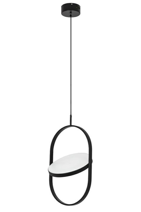 King Home Lampa wisząca SPINNER MINI 26 czarna - LED, aluminium tworzywo mleczny King Home Lampa wisząca SPINNER MINI 26 czarna - LED, aluminium tworzywo mleczny