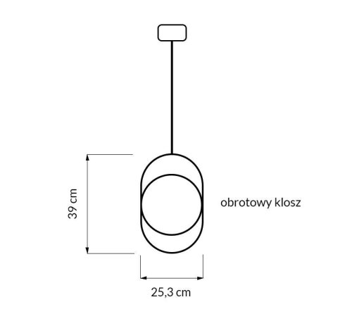 King Home Lampa wisząca SPINNER MINI 26 czarna - LED, aluminium tworzywo mleczny King Home Lampa wisząca SPINNER MINI 26 czarna - LED, aluminium tworzywo mleczny