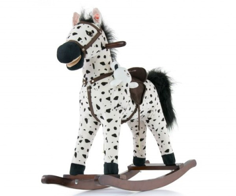 Milly Mally Koń Konik na biegunach Mustang Black Dot Czarny miś w zestawie rusza pyskiem i ogonem interaktywne uszko Milly Mally Koń Konik na biegunach Mustang Black Dot Czarny miś w zestawie rusza pyskiem i ogonem interaktywne uszko