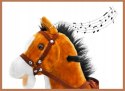 Milly Mally Koń Konik na biegunach Mustang jasny brąz rusza pyskiem i ogonem interaktywne uszko 18m+ Milly Mally Koń Konik na biegunach Mustang jasny brąz rusza pyskiem i ogonem interaktywne uszko 18m+