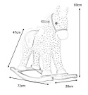 Milly Mally Koń Konik na biegunach Pony Gray Dot rusza pyskiem i ogonem wydaje realistyczne odgłosy Miś w zestawie 18 m+ Milly Mally Koń Konik na biegunach Pony Gray Dot rusza pyskiem i ogonem wydaje realistyczne odgłosy Miś w zestawie 18 m+