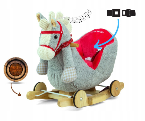 Milly Mally Konik Polly - Gray-Red Horse Milly Mally Konik Polly - Gray-Red Horse