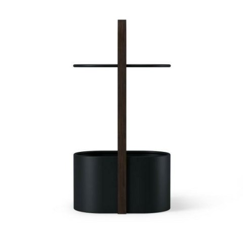 Umbra b.v. Stolik z rączką Bellwood czarny/orzech Umbra b.v. Stolik z rączką Bellwood czarny/orzech