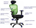 Fotel obrotowy HG-0001H ZIELONY - krzesło biurowe do biurka - TILT, ZAGŁÓWEK Fotel obrotowy HG-0001H ZIELONY - krzesło biurowe do biurka - TILT, ZAGŁÓWEK