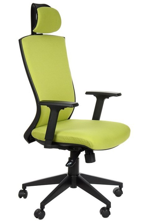 Fotel obrotowy HG-0004F ZIELONY - krzesło biurowe do biurka - TILT, ZAGŁÓWEK Fotel obrotowy HG-0004F ZIELONY - krzesło biurowe do biurka - TILT, ZAGŁÓWEK