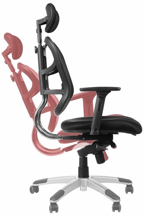 Fotel obrotowy HN-5018 BORDO - krzesło biurowe do biurka - TILT, ZAGŁÓWEK Fotel obrotowy HN-5018 BORDO - krzesło biurowe do biurka - TILT, ZAGŁÓWEK