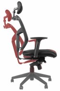 Fotel obrotowy HN-5038 CZARNY - krzesło biurowe do biurka - TILT, ZAGŁÓWEK Fotel obrotowy HN-5038 CZARNY - krzesło biurowe do biurka - TILT, ZAGŁÓWEK