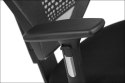 Fotel obrotowy HN-5038 SZARY - krzesło biurowe do biurka - TILT, ZAGŁÓWEK