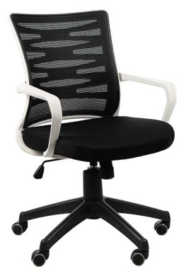 Fotel obrotowy KB-2022/SZ CZARNY - krzesło biurowe do biurka - TILT