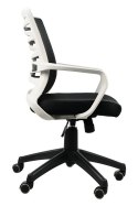 Fotel obrotowy KB-2022/SZ CZARNY - krzesło biurowe do biurka - TILT Fotel obrotowy KB-2022/SZ CZARNY - krzesło biurowe do biurka - TILT