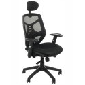 Fotel obrotowy KB-8905 CZARNY - krzesło biurowe do biurka - TILT, ZAGŁÓWEK Fotel obrotowy KB-8905 CZARNY - krzesło biurowe do biurka - TILT, ZAGŁÓWEK