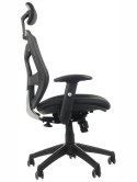Fotel obrotowy KB-8905 CZARNY - krzesło biurowe do biurka - TILT, ZAGŁÓWEK Fotel obrotowy KB-8905 CZARNY - krzesło biurowe do biurka - TILT, ZAGŁÓWEK