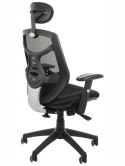 Fotel obrotowy KB-8905 CZARNY - krzesło biurowe do biurka - TILT, ZAGŁÓWEK Fotel obrotowy KB-8905 CZARNY - krzesło biurowe do biurka - TILT, ZAGŁÓWEK