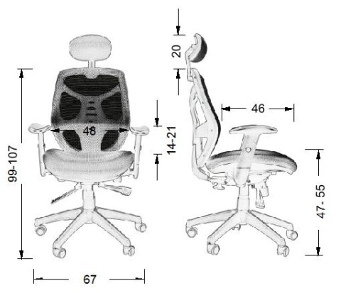 Fotel obrotowy KB-8905 NIEBIESKI - krzesło biurowe do biurka - TILT, ZAGŁÓWEK Fotel obrotowy KB-8905 NIEBIESKI - krzesło biurowe do biurka - TILT, ZAGŁÓWEK