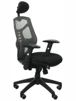 Fotel obrotowy KB-8905 SZARY - krzesło biurowe do biurka - TILT, ZAGŁÓWEK