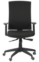 Fotel obrotowy KB-8922B CZARNY - krzesło biurowe do biurka - TILT Fotel obrotowy KB-8922B CZARNY - krzesło biurowe do biurka - TILT