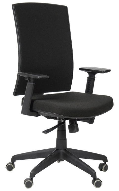 Fotel obrotowy KB-8922B CZARNY - krzesło biurowe do biurka - TILT Fotel obrotowy KB-8922B CZARNY - krzesło biurowe do biurka - TILT