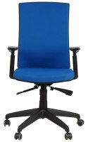 Fotel obrotowy KB-8922B NIEBIESKI - krzesło biurowe do biurka - TILT Fotel obrotowy KB-8922B NIEBIESKI - krzesło biurowe do biurka - TILT