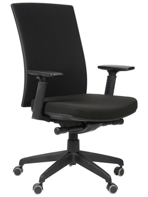 Fotel obrotowy KB-8922B-S CZARNY - krzesło biurowe do biurka - TILT Fotel obrotowy KB-8922B-S CZARNY - krzesło biurowe do biurka - TILT