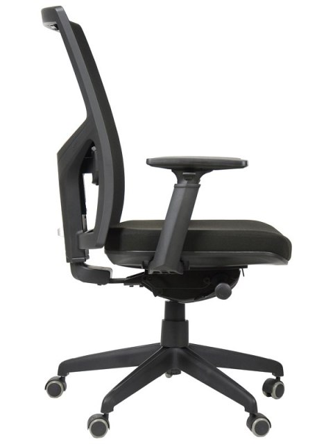 Fotel obrotowy KB-8922B-S CZARNY - krzesło biurowe do biurka - TILT Fotel obrotowy KB-8922B-S CZARNY - krzesło biurowe do biurka - TILT