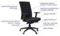 Fotel obrotowy KB-8922B-S CZARNY - krzesło biurowe do biurka - TILT Fotel obrotowy KB-8922B-S CZARNY - krzesło biurowe do biurka - TILT