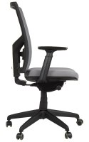 Fotel obrotowy KB-8922B-S SZARY - krzesło biurowe do biurka - TILT