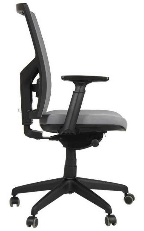 Fotel obrotowy KB-8922B-S SZARY - krzesło biurowe do biurka - TILT Fotel obrotowy KB-8922B-S SZARY - krzesło biurowe do biurka - TILT