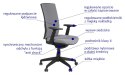 Fotel obrotowy KB-8922B-S SZARY - krzesło biurowe do biurka - TILT Fotel obrotowy KB-8922B-S SZARY - krzesło biurowe do biurka - TILT