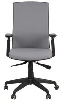 Fotel obrotowy KB-8922B SZARY - krzesło biurowe do biurka - TILT Fotel obrotowy KB-8922B SZARY - krzesło biurowe do biurka - TILT