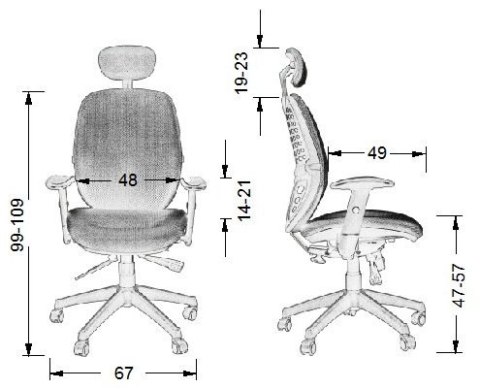 Fotel obrotowy KB-912A CZARNY - krzesło biurowe do biurka - TILT, ZAGŁÓWEK Fotel obrotowy KB-912A CZARNY - krzesło biurowe do biurka - TILT, ZAGŁÓWEK