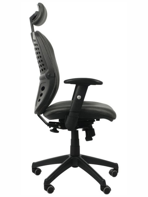 Fotel obrotowy KB-912A GRAFIT - krzesło biurowe do biurka - TILT, ZAGŁÓWEK Fotel obrotowy KB-912A GRAFIT - krzesło biurowe do biurka - TILT, ZAGŁÓWEK