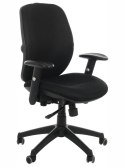Fotel obrotowy KB-912B CZARNY - krzesło biurowe do biurka - TILT Fotel obrotowy KB-912B CZARNY - krzesło biurowe do biurka - TILT