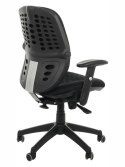 Fotel obrotowy KB-912B CZARNY - krzesło biurowe do biurka - TILT
