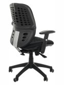 Fotel obrotowy KB-912B CZARNY - krzesło biurowe do biurka - TILT Fotel obrotowy KB-912B CZARNY - krzesło biurowe do biurka - TILT